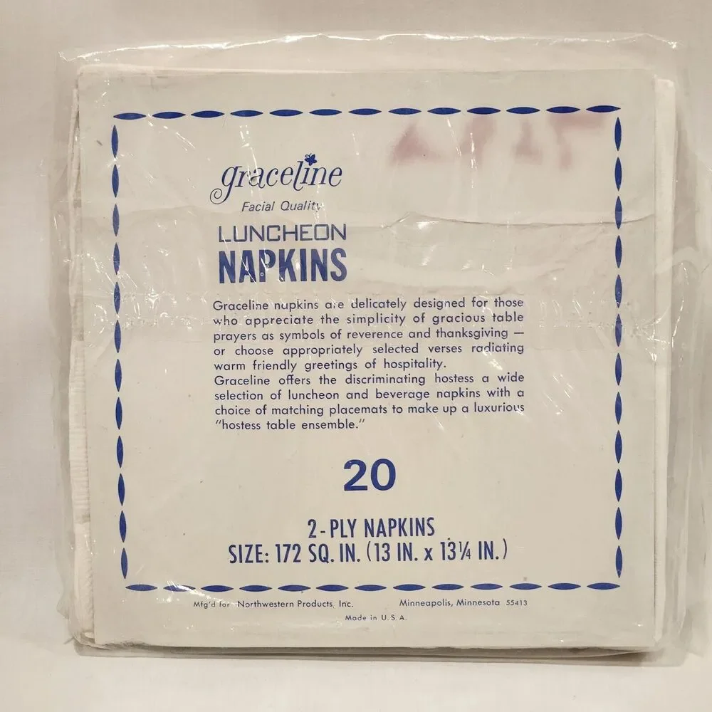 Vintage Paper Napkins‎ 20ct LET'S JUST PRAISE THE LORD Religious Easter